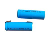 2PCS 14430 3.7V 750mAh Rechargeable Shaver Battery Replaces, Compatible for Philips Shaver PT730 735 720 724 725 PT732 14430 Li-ion Battery