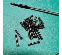 2PCS 14G Flat Bladed Spokes Made of T800 Carbon Fiber for Improved Power Transfer and Reduced Fatigue on Long Rides (L256mm)