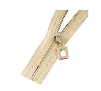 2pcs 15/18/20/25/30 cm 3# Metal Zippers Gold Teeth Close-end Zips Closure for Sewing DIY Accessories, 25cm