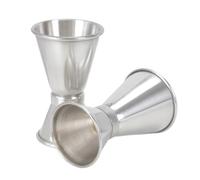 2PCS 15-30ml Stainless Steel Cocktail Jigger Double Shot Measuring Cup Kitchen Tool Cocktail Jigger Double Shot Measuring Cup Kitchen for drinks