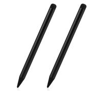 2pcs 15.5cm/6.1 Inch Magnetic Smart Whiteboard Pens for Touchscreen, 2-in-1 Double-Headed Electronic Screen Writing Stylus Pens for Home Office Infrared Screens (Black)