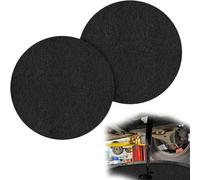 2PCS 15 Inch Oil Drain Splash Pad - Round Spill Mat for Car Oil Change & Floor Protection, Heat-Resistant No Splatter,Spill Mat and Drip Tray,for Work Repair Vehicle Automotive Maintenance Garage