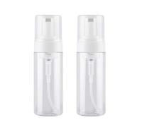 2Pcs 150ml/5oz Empty Plastic Foamer Pump Bottles Container Foaming Soap Dispenser Cosmetics Toiletries Bottles for Hand Soap Shampoo Shower Gel etc
