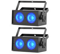 2PCS 150W COB Par Light RGBW LED Spotlights DMX 8CH Stage Lights Disco Lights for Church, Club, Wedding, Party, Christmas