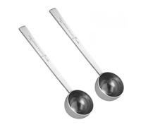 2Pcs 15ml Coffee Scoop with Long Handle, Stainless Steel Coffee Measuring Spoon, Measuring Tablespoon for Coffee Milk Tea, Kitchen Tools 1 Tablespoon & Long Handle