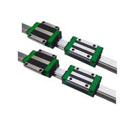 2pcs 15mm 20mm Square Linear Guide Rail Carriages Block(4pcs HGH20CA-steel,2pcs 300mm)