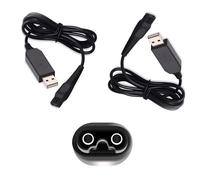 2PCS 15V Charger Cable for Philips Shaver Charger HQ8505 Cable, Compatible with Philips Norelco Series, Beard Trimmer Electric Razor USB Charging Cord