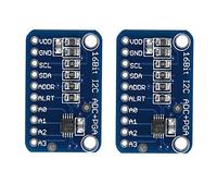 2Pcs 16 Bit 4 Channel I2C ADC Converter Module with Programmable Gain Amplifier for Analog Signal Processing