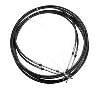 2pcs 16ft 5 Meter 197 Inch Marine Throttle Cable Type 3300 / 33C Throttle Shift Remote Control Box Cable for Yamaha Outboard Engine Boat Motor Steering System Black