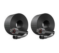 2pcs 16FT Extension Cable for Govee Permanent Outdoor Lights Series, Waterproof Extension Cord for Govee H705A H706A Black