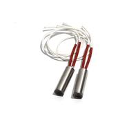 2PCS 16mm 30~70mm Cylindrical Cartridge Heaters AC220V 304SUS Heating Tube 150/200/250/300/350W Electric Element (Size : 220V, Color : 304SUS 200W 16x40mm)