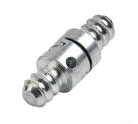 2pcs 16mm Male and Female Drill Connector Set, Spring Loaded Coupling for Pipe Cleaning Attachment, Drain Snake Connector, Plumbing Tool Accessory for Sewer Cleaning Equipment and