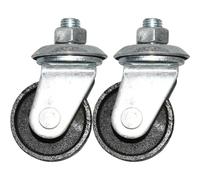 2PCS 16mm Stem Caster Wheels 3 Ton 4 Ton Floor Jacks Metal Caster Wheels Replacement Parts