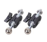 2Pcs 17.4mm Ball Joint Adapters 1/4"-20 UNCs Male Threaded for Photography Gear Including Tablet Stands and Vlog Setups Locking Ball Knob