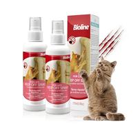 2PCS 175ML Cat Deterrent Spray for Cats to Stop Scratching & Chewing, Furniture Protector, Lemon & Eucalyptus, Non-Toxic Alcohol Free, Safe Indoor & Outdoor Cat Training Spray