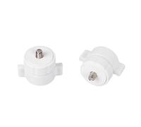 2Pcs 17mm Ball Head Mount with 1/4 20 Screw Adapter for DSLR Action Camera and Phone Grip