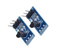 2pcs 18B20 Temperature Measurement Water Sensors Module Board For Measurements Project With High Accuracy Output LED Water Temperature Measurement
