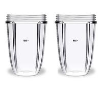 2Pcs 18oz Juicer Cups Large Cups Clear Cups Replacement Parts for NB600W/900w Juicer Mixer Accessories