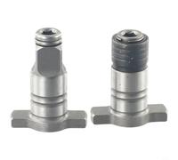 2pcs 18V Electric Brushless for Impact Wrench Shaft and Driver Adapter Set, 4" Hex Quick Change Extension for Cordless Power Drill or Driver, Metal Spring Loaded Ball Bearing for Secure Socket Hold