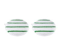 2pcs 19in Rotary Yarn Bonnet Low Profile with Agitation Carpet Cleaning Bonnet Pad
