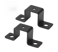 2Pcs 1In U Bracket Conduit Fixing Clips, Carbon Steel Square Pipe Clamp