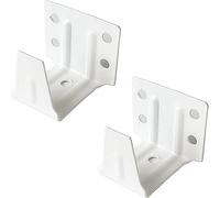 2pcs 1inch Center Support Bracket White Color Head Track Holder Bracket for 1" Mini Window Venetian Blinds Headrail with 1"x1"(25x25mm) in Size