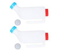 2Pcs 1L Lamb Milk Bottle with Nipple and Handle for Calf or Lamb Breeding Livestock Waterer Baby Goat Milk Feeder