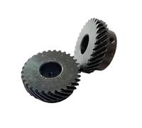 2PCS 1M 30T 45 degree 90° Helical gear DIY electronic starter Staggered gear 10 12 14 15 16 mm Bore diameter MQXFCZUX(14mm)
