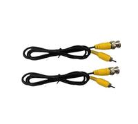 2pcs 1m 3feet BNC to RCA Cable for CCTV Camera from DVR to TV