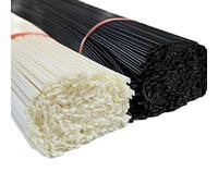 2PCS 1m Long Black/White ABS/PP/PE/PPR Plastic Welding Rods for Car Bumper Repair Tools Hot Air Welder Machine Gun Wires Sticks(Black PP 2pcs)(Black Pa 1m 2pcs)