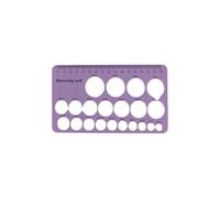 2pcs / 1pc Multi Purpose Silicone Measuring Ruler for Breast and Bottle Nipples with Clear Millimeter Scale Guide Silicone Nipple Measuring Tool