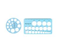 2pcs/1pc Multi Purpose Silicone Measuring Ruler for Breast Shield and Bottle Nipples with Clear Millimeter Scale Guide Food Grade Silicone Nipple Gauge