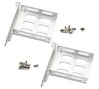 2pcs 2.5" Hard Drive Tray Holder for PCI SSD HDD Metal Mounting Bracket Adapter