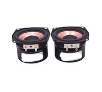 2pcs 2.5 Inch Audio Speaker 4/8Ohm 8-15W Full Range Desktop High Sensitivity Bass Midrange Treble Loudspeaker(4Ohm)