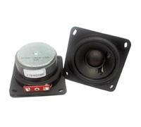 2Pcs 2.75 Inch Full Range Mid Bass Audio Speaker 4 Ohm 10W Pure Copper Voice Coil for Music Speaker