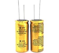 2PCS 2.7V Capacitor R Type 1F 1.5F 2F 3.3F 4F 5F 8F 10F 15F 25F 30F 50F 60F 100F Driving Recorder Capacitor Component (Size : 2.7V15F 12X25)