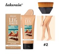 (?2PCS?#2 + Brush) HOT! Miracle De Paris Leg Makeup Tattoo Cover Perfector Waterproof Body Coverage