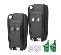 2PCS 2 button For Opel Vauxhall Key Fob Replacement for Vauxhall Astra J Insignia Zafira B Meriva Cascade Viva Remote Key Astra gtc Key Fob with ID46 Chip 433MHZ