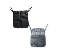 2PCS 2 Color Pack Baby Stroller Organizer, Umbrella Stroller Extra Pockets, Holds for Water Bottles, Diapers Wipes and Folded up When Folded The Stroller. (Black+Grey)