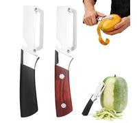 2PCS 2-in-1 Multifunctional Peeler, Kitchen Multi-Function Stainless Steel Thickened Fruit Peeler Knife, Multi-Functional Vegetable Peeler for Kitchen with Bottle Opener (A)