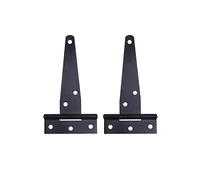 2PCS 2 Inches T Shape Rustproof Iron Light Duty Shed Hinge, Antique Hinged Door Strap, Barn, Hardware Cerniera(10X6.3CM)