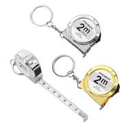 2PCS 2 Metre Mini Tape Measure Keyring, Snail-Type Steel Measuring Tape, Retractable Small Tape Measurement Tap e with Lock & Clear Scales, Portable Keychain Tool for Woodworking, DIY, Craft, Home Use
