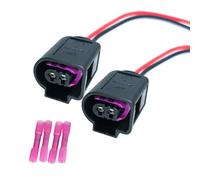 2PCS 2 Pin 4D0 971 992 Fuel Injector Connector Plug for Replaces 4D0971992