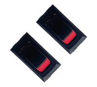 2Pcs 2 Pin Rocker Switch Power Canal HB Series 6A 125VL 16A 250VAC Replacement for Joemex 81 Series