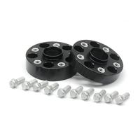 2PCS 20/25/30/35/40/45/50mm Car Wheel Spacer ADAPTER For Q5(8R)/A6(C6)/A6 For Avant(4G5 C7)/A7/A8/A4(B8)/A5(25mm Black)