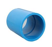 2pcs 20 25 32 40 50 Mm PVC Pipe Straight Equal Connector 2 Way Joint Garden Irrigation Fish Tank Adapter Water Pipe Connector(Blue,I.D 20mm)