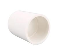 2pcs 20 25 32 40 50 Mm PVC Pipe Straight Equal Connector 2 Way Joint Garden Irrigation Fish Tank Adapter Water Pipe Connector(White,I.D 20mm)