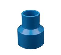 2pcs 20 25 32 40 50mm PVC Straight Reducing Connectors Water Pipe Adapters Fish Tank Tube Joint Garden Irrigation Fittings(Blue,40-20mm)
