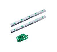 2pcs 200mm 1200mm to 1500mm HGR20 Square Linear Guide Rail for HIWIN Slide Block Carriages HGH20CA CNC Router Engraving(400mm)
