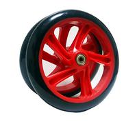 2PCS 200mm Adult Scooter Wheels with Abec 9 Bearings for Razor and Adult Kick Scooters (Red)
